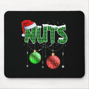 Alfombrilla De Ratón Navidades de nueces de pecho divertidas familiares