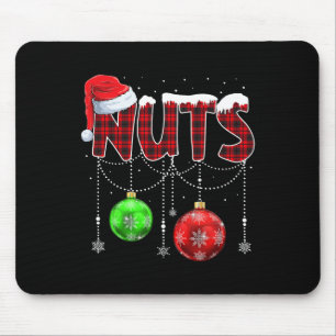 Alfombrilla De Ratón Navidades de nueces de pecho divertidas familiares