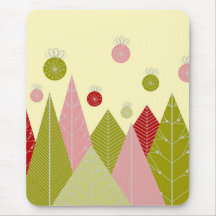 Navidades de ornamentos y árboles