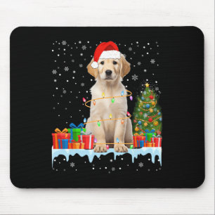 Alfombrilla De Ratón Navidades de perros divertidos de Santa Labrador i