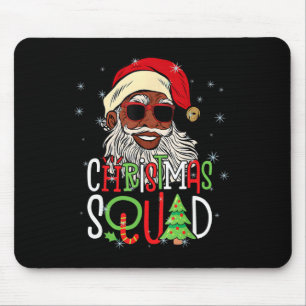 Alfombrilla De Ratón Navidades de Santa Lucía Hombres Negros Afroameric