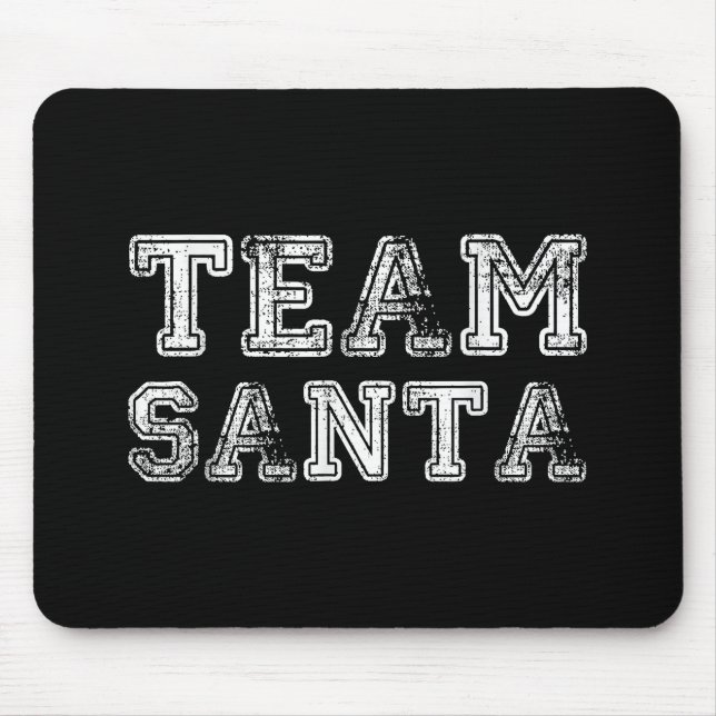Alfombrilla De Ratón Navidades de Team Santa Funny (Frente)