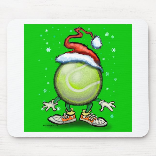 Alfombrilla De Ratón Navidades de tenis (Frente)