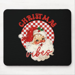 Alfombrilla De Ratón Navidades de Vintage Groovy Santa Claus Vibes Kids