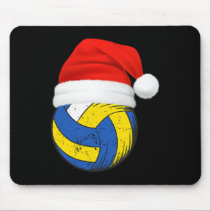 Alfombrilla De Ratón Navidades de voleibol, jugador de voleibol de Navi