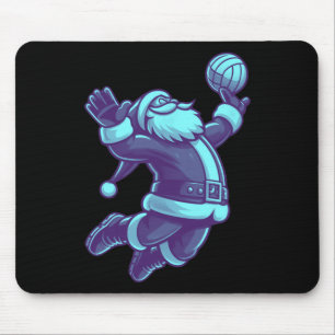 Alfombrilla De Ratón Navidades de voleibol Navidades navideños Santa Vo