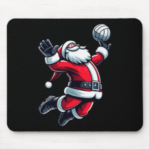 Alfombrilla De Ratón Navidades de voleibol Navidades navideños Santa Vo