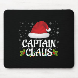 Alfombrilla De Ratón Navidades del Capitán Claus iluminan a la familia