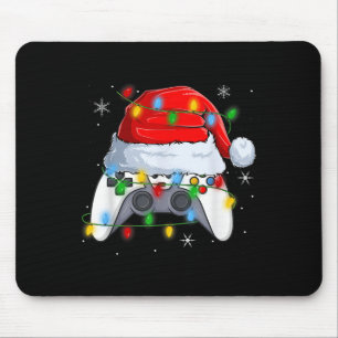 Alfombrilla De Ratón Navidades del controlador de videojuegos iluminan