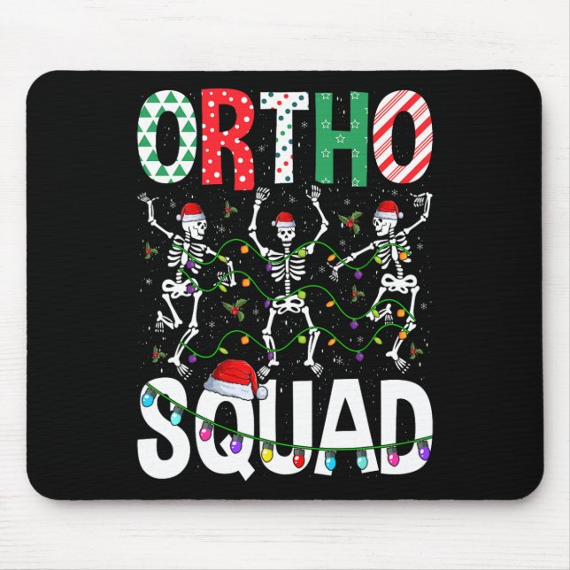 Alfombrilla De Ratón Navidades del Escuadrón Ortográfico Enfermera Orto (Frente)