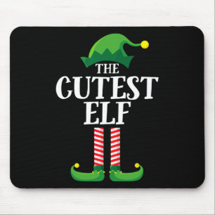 Alfombrilla De Ratón Navidades del grupo familiar Cutest Elf Mateo Fies