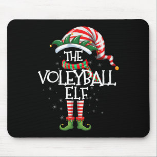 Alfombrilla De Ratón Navidades del grupo familiar de voleibol Elf Mateo