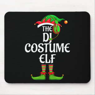 Alfombrilla De Ratón Navidades Del Grupo Familiar Dj Costume Elf Pareja