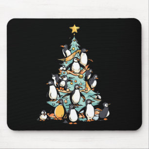 Alfombrilla De Ratón Navidades del Pingüino Día del Pájaro Hielo Santa 