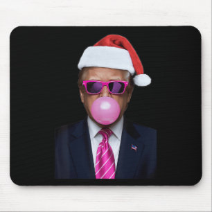 Alfombrilla De Ratón Navidades divertidos de Trump con espuma rosa de b