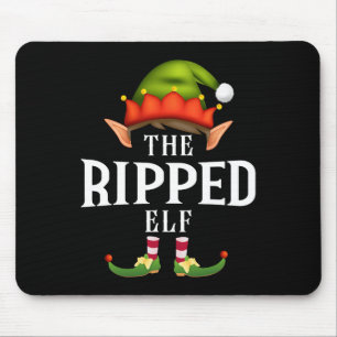 Alfombrilla De Ratón Navidades divertidos del grupo Elf desquiciados Fi