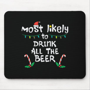 Alfombrilla De Ratón Navidades divertidos más probables Navidad Familia