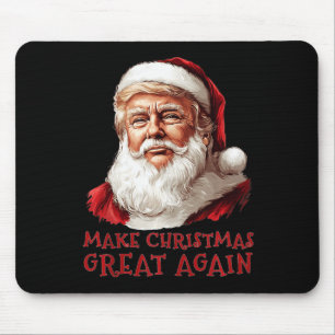 Alfombrilla De Ratón Navidades divertidos, Trump Santa, convierte a los