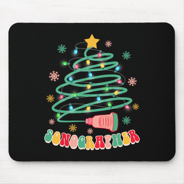 Alfombrilla De Ratón Navidades divertidos, videos navideños, ultrasonid (Frente)