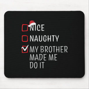 Alfombrilla De Ratón Navidades divertidos y bonitos familia Pajama Homb