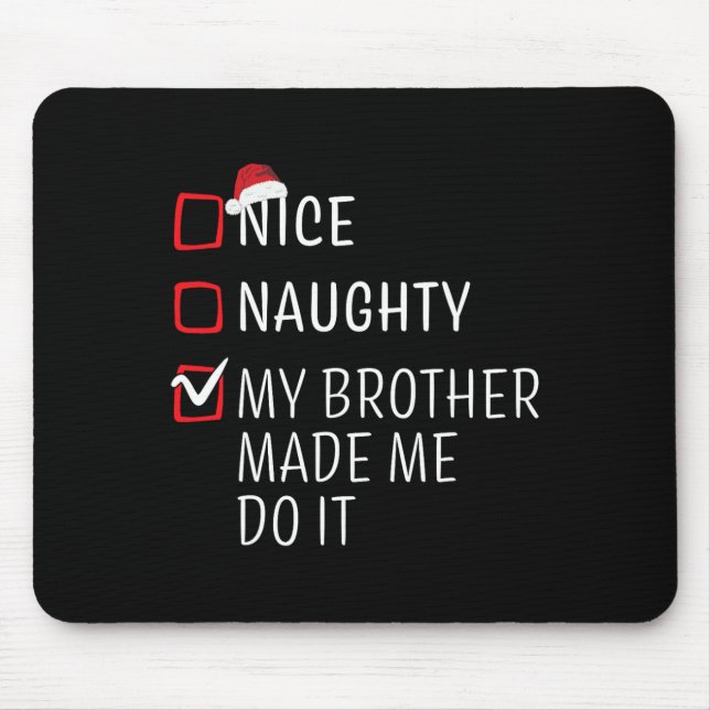 Alfombrilla De Ratón Navidades divertidos y bonitos familia Pajama Homb (Frente)