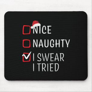 Alfombrilla De Ratón Navidades divertidos y bonitos familia Pajama Homb