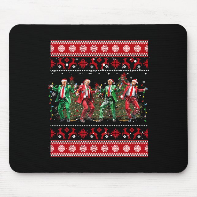 Alfombrilla De Ratón Navidades Donald Trump presidente 2024 (Frente)