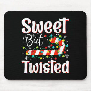 Alfombrilla De Ratón Navidades dulces pero torcidos Candy Lover Xmas Ni