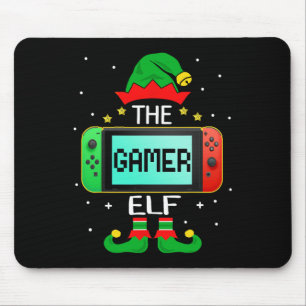 Alfombrilla De Ratón Navidades Elf Coincidiendo Con La Familia Gamer Ga