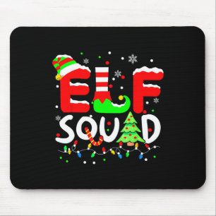 Alfombrilla De Ratón Navidades Elf Squad coinciden con la familia Toddl