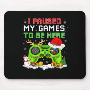 Alfombrilla De Ratón Navidades En El Que He Parado Mi Juego Para Estar 