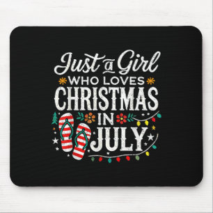 Alfombrilla De Ratón Navidades En Julio Chicas De Camisas Funny Summer
