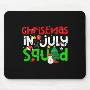 Alfombrilla De Ratón Navidades En Julio Squad Funny Summer Xmas Hombres