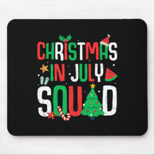 Alfombrilla De Ratón Navidades En Julio Squad Funny Vacaciones De Playa