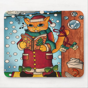 Alfombrilla De Ratón Navidades encantadores y cariñosos cantantes de ca