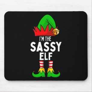 Alfombrilla De Ratón Navidades familiares de Sassy Elf