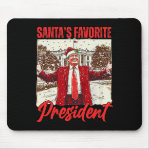 Alfombrilla De Ratón Navidades favoritos de Santa Claus Trump 2024