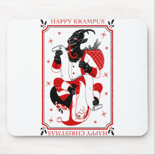 Alfombrilla De Ratón navidades felices krampus