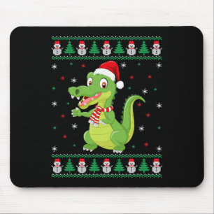 Alfombrilla De Ratón Navidades feos de cocodrilos con animales caseros