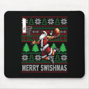 Alfombrilla De Ratón Navidades feos de Merry Swishmas Navidades de balo
