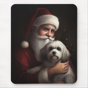 Alfombrilla De Ratón Navidades festivos habaneses con Santa Claus