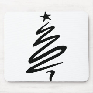 Alfombrilla De Ratón Navidades Fir Star Estilizan tres árboles