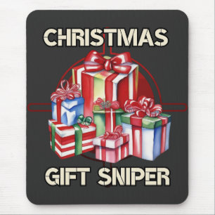 Alfombrilla De Ratón Navidades, francotiradores, regalos, ejército