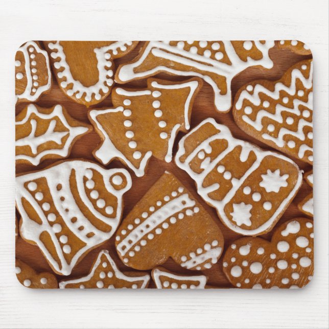 Alfombrilla De Ratón Navidades Gingerbread Holiday Cookies (Frente)