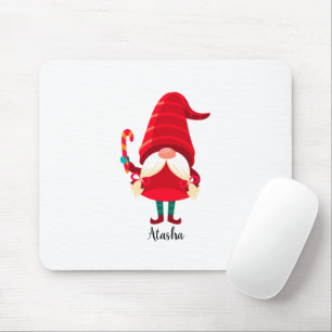 Alfombrilla De Ratón Navidades Gnome Llevando Un Cañón De Velas