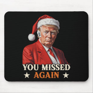 Alfombrilla De Ratón Navidades graciosos de Trump que perdiste de nuevo