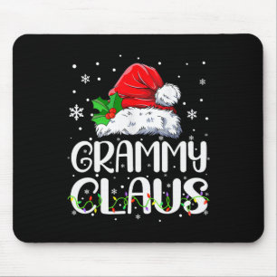 Alfombrilla De Ratón Navidades Grammy Claus Familia Pajama Matando Navi