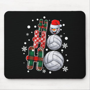 Alfombrilla De Ratón Navidades Ho-ho-ho Santa Snowman Volleyball Xmas P