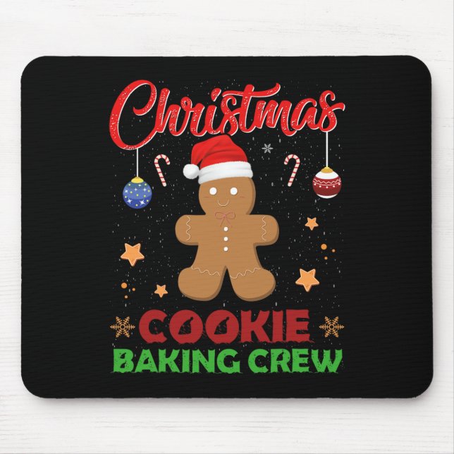Alfombrilla De Ratón Navidades Holiday Baking Squad Novedad Abuela Coo (Frente)