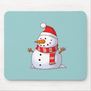 Alfombrilla De Ratón Navidades inteligentes Snowman
